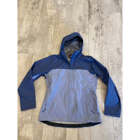 Patagonia Womens H2NO Performance Standard Fit Rain Jacket Blue/Gray Size M - Picture 4 of 10
